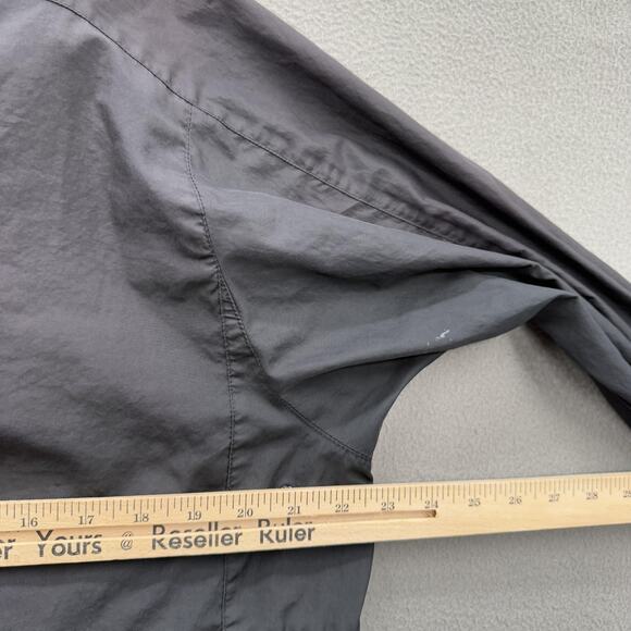 Vintage Nike Windbreaker Jacket Boys Large Black Half Zip Pullover Anorak Mesh - Picture 8 of 10